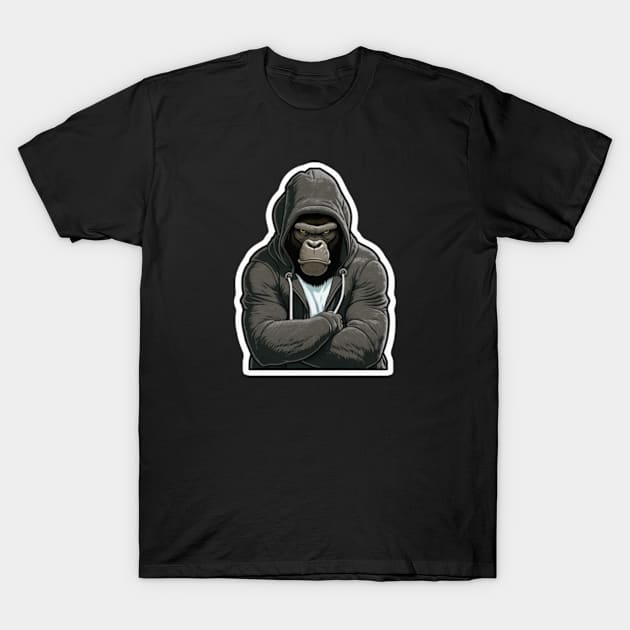 Shades of Toughness - Cool Gorilla T-Shirt by teehood